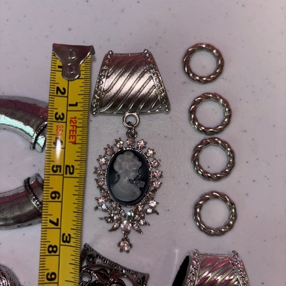 Collection of Silver Scarf Accents - Picture 13 of 13